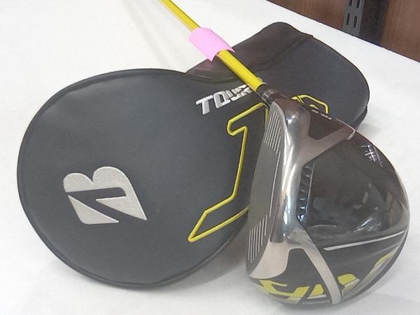 ゴルフクラブ ドライバー BRIDGESTONE JGR TOUR B FLEX S SHAFT Tour AD MTー5 男性右利き用 ヘッドカバー付き