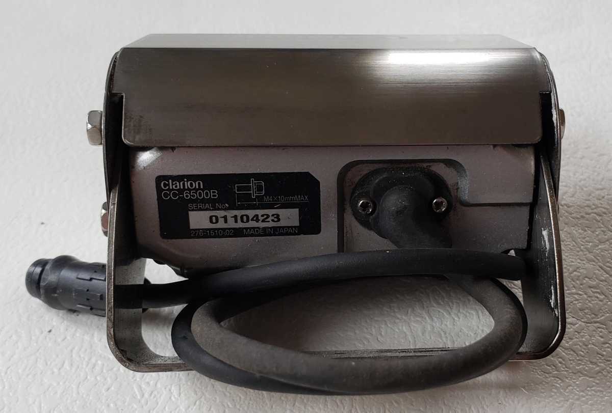 送料込! clarion クラリオン シャッター付きバックカメラモニター 