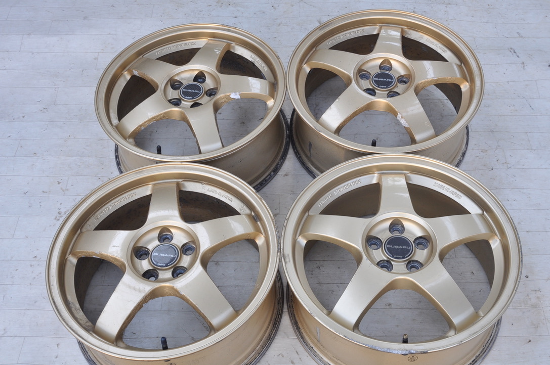 RE RAYS B51 STi +55 Subaru インプレッサ | - JDM スバル STI 鍛造 7J 
