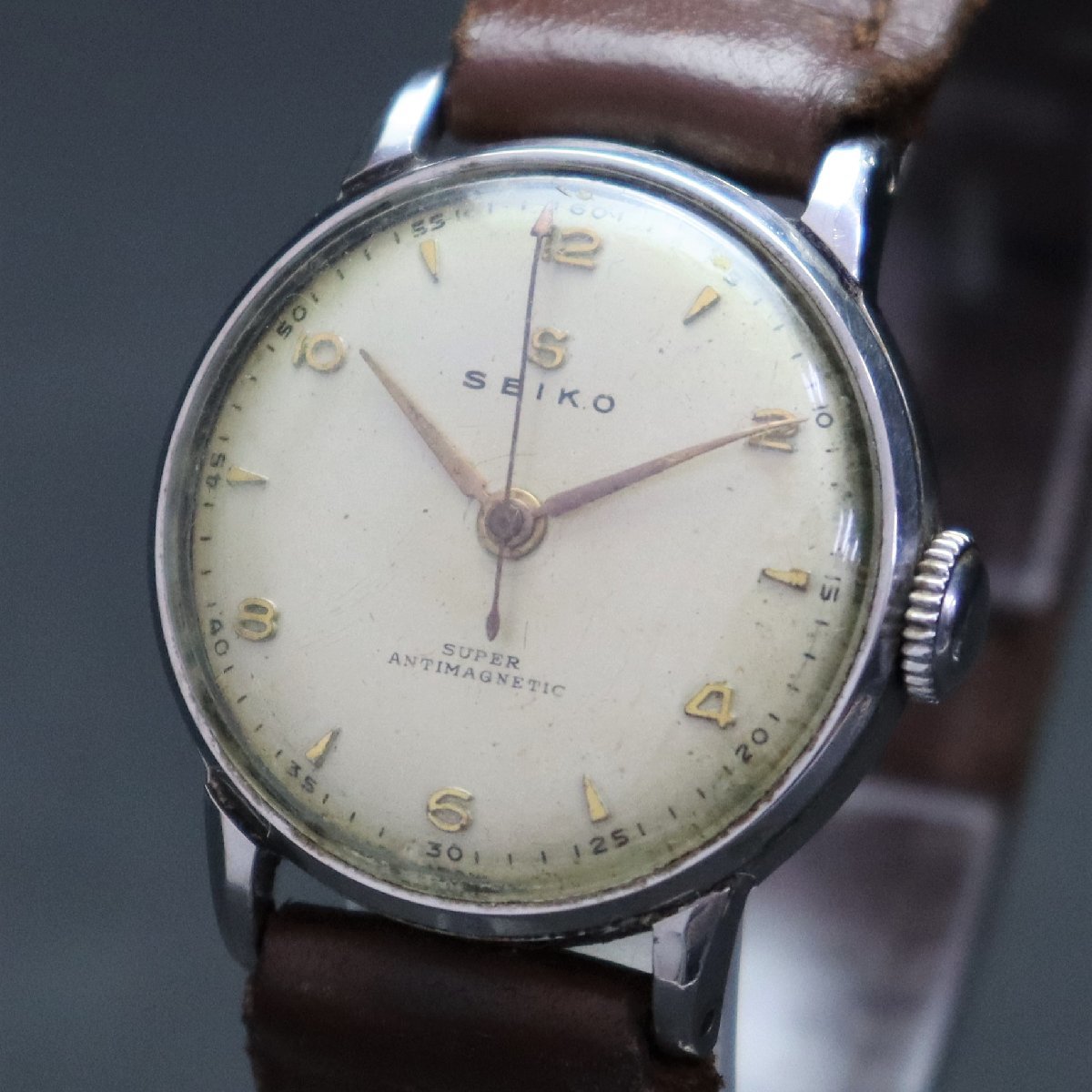 SEIKO SUPER セイコー スーパー 1732 手巻き 飛び数字文字盤 Sマーク