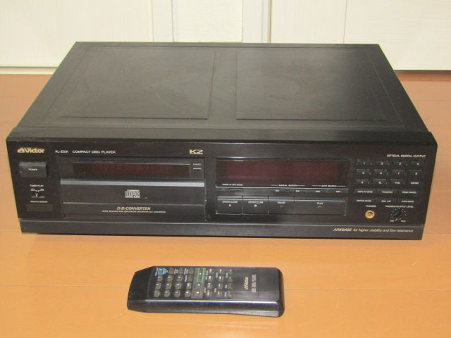 SALE，人気 ◆Victor/ビクター　CDプレーヤー/CDデッキ　XL-Z531　リモコン付◆