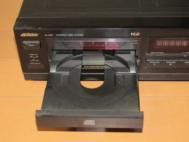 SALE，人気 ◆Victor/ビクター　CDプレーヤー/CDデッキ　XL-Z531　リモコン付◆