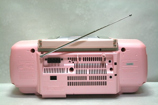 ハローキティ ケンウッド CD/MDラジカセ MDX-E3 動作品 (K61)(ラジカセ