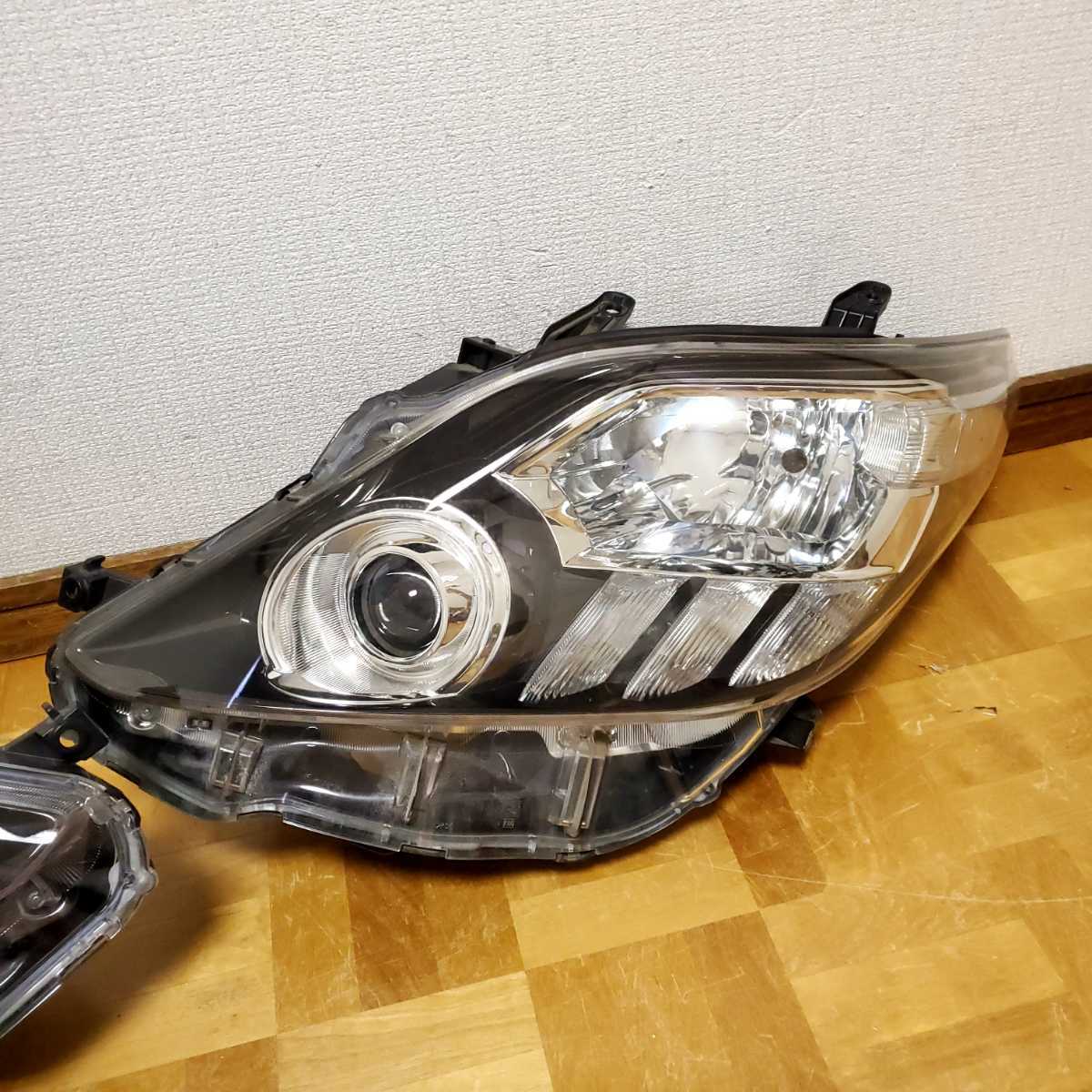 希少 20 アルファード 後期 純正 HID ヘッドライト 左右 AFS無し