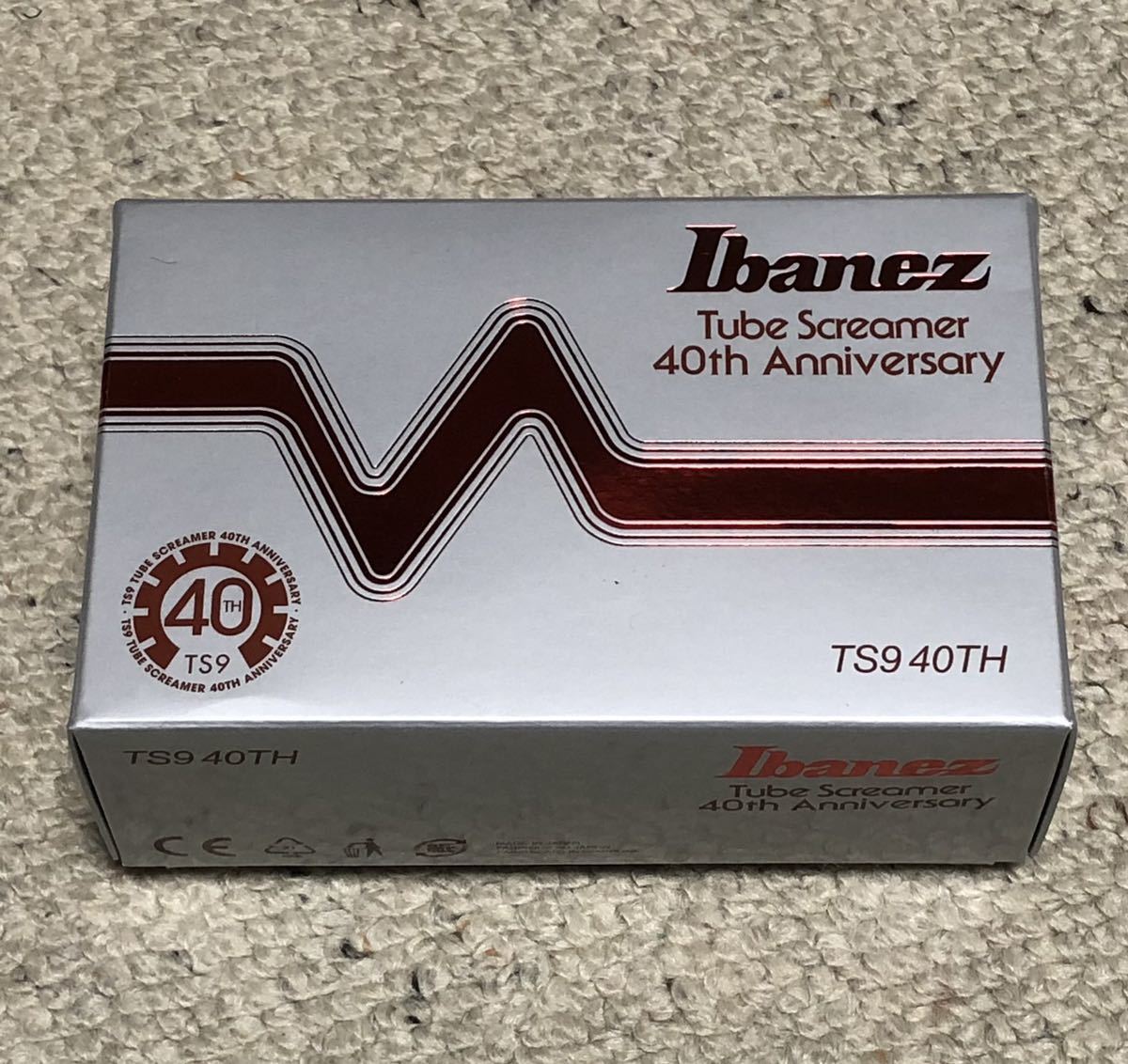 Ibanez Tube Screamer TS9 40th Anniversary 限定モデル 1月18日発売 
