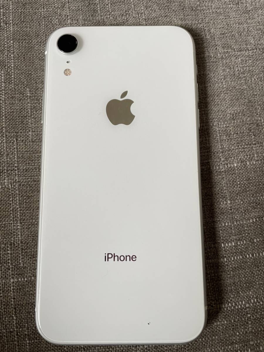 iPhone XR 64GB simフリー ホワイト 中古美品 No15 Apple iPhone