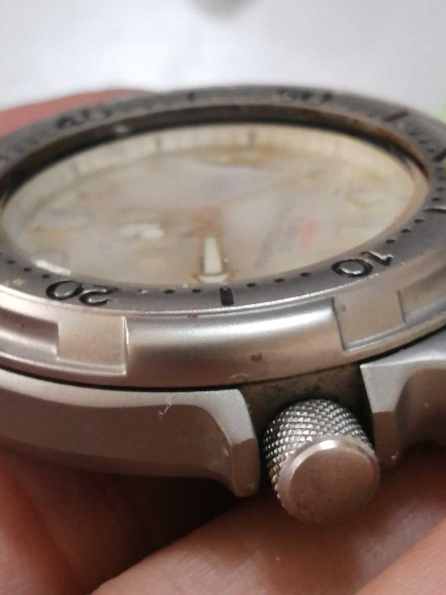 サイズ確認 CITIZEN Professional Diver's 300M 2855-269420☆チタニウム