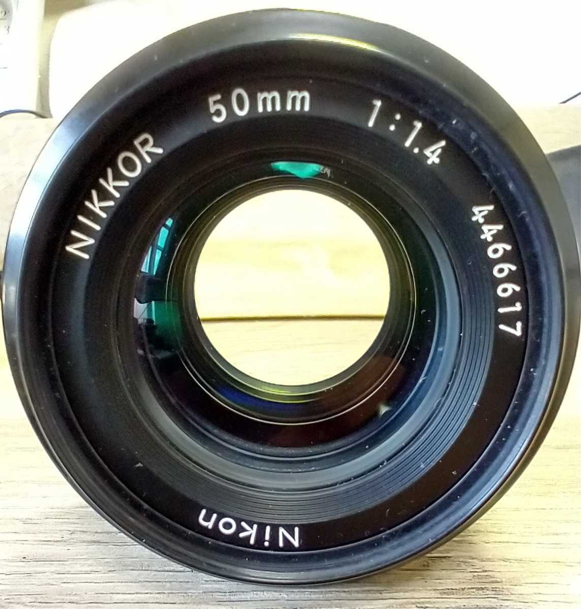 Nikon NEW FM2＋Ai NIKKOR 50mm f1.4 各部動作良好 露出計動作OK