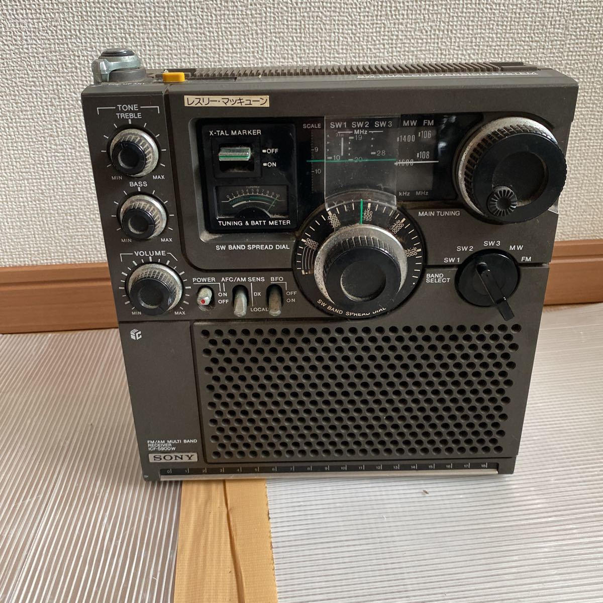 SONY スカイセンサー ICF-5900Wラジオ 現状品 オーディオ機器 SONY ICF