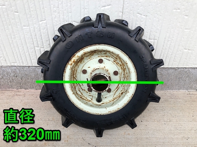 Yahoo!オークション - No.03302 13×3.5-6 OHTSU 2PR 耕運機 タイヤ 2