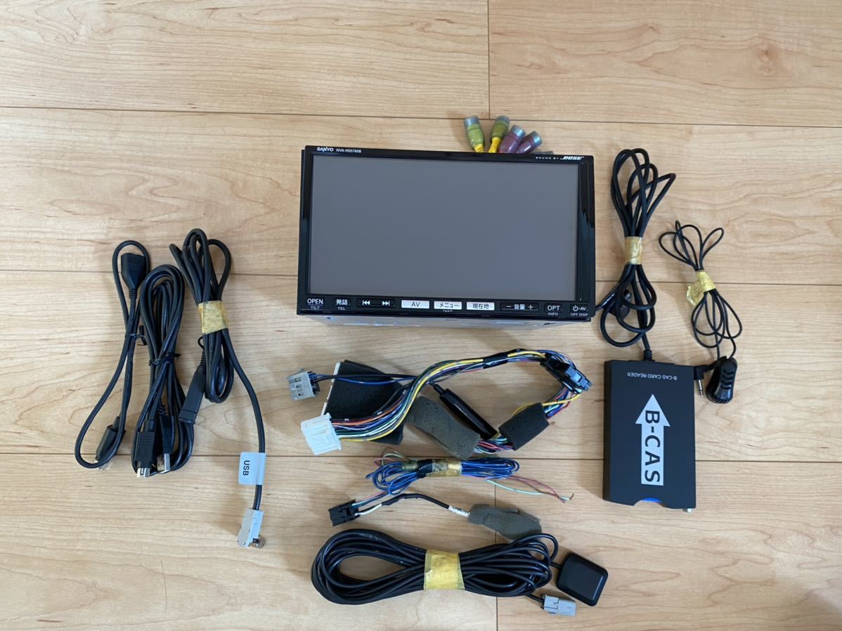 希少！BOSEサウンド内蔵！SANYOナビ(NVA-HD5760B) マツダ 純正 DOP HDDナビ SANYO NVA-HD5760B BOSE MPV(マツダ)｜売買