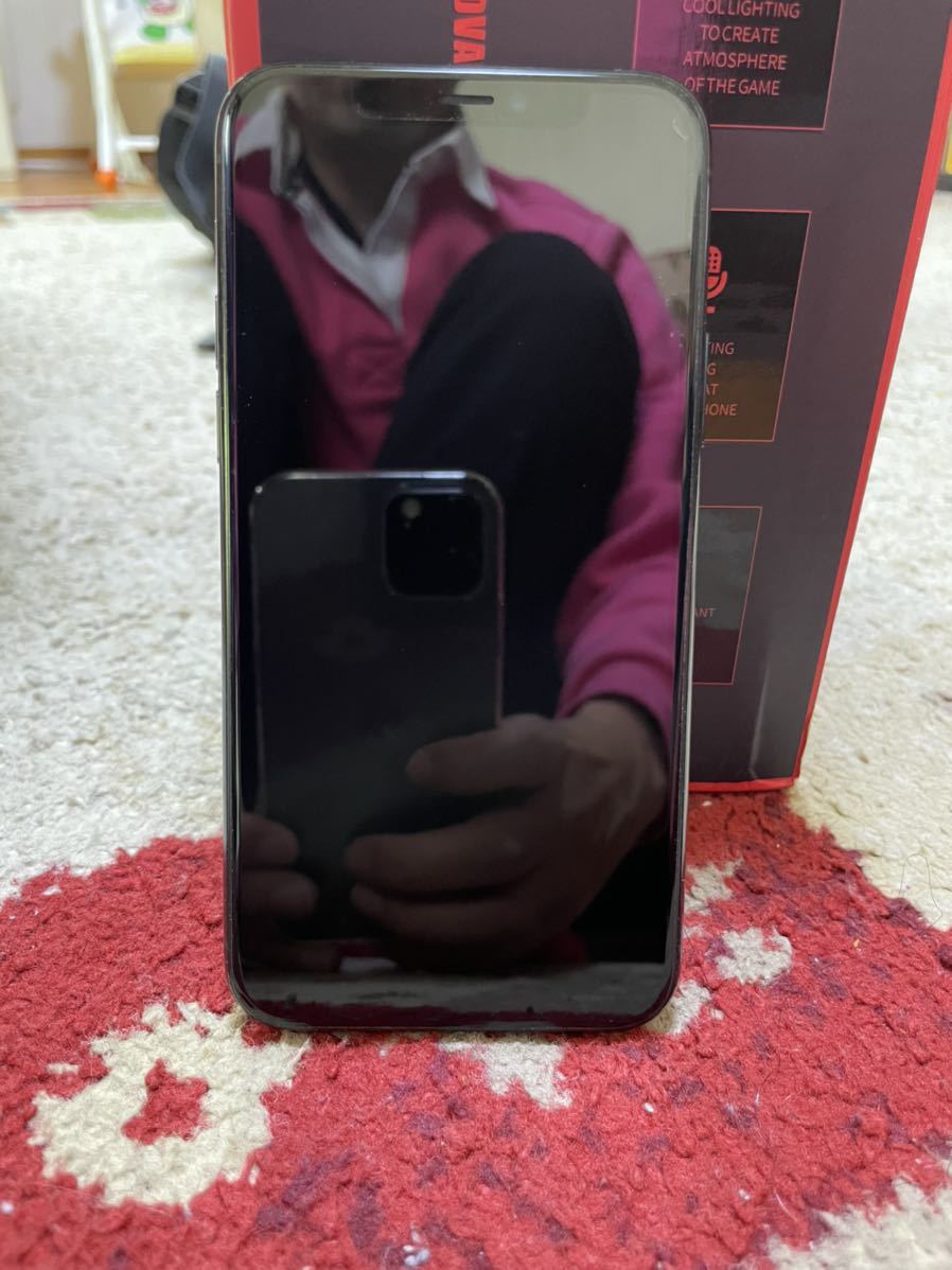中古動作品 iphone 11 pro 256GB スペースグレー SIMフリー バッテリー