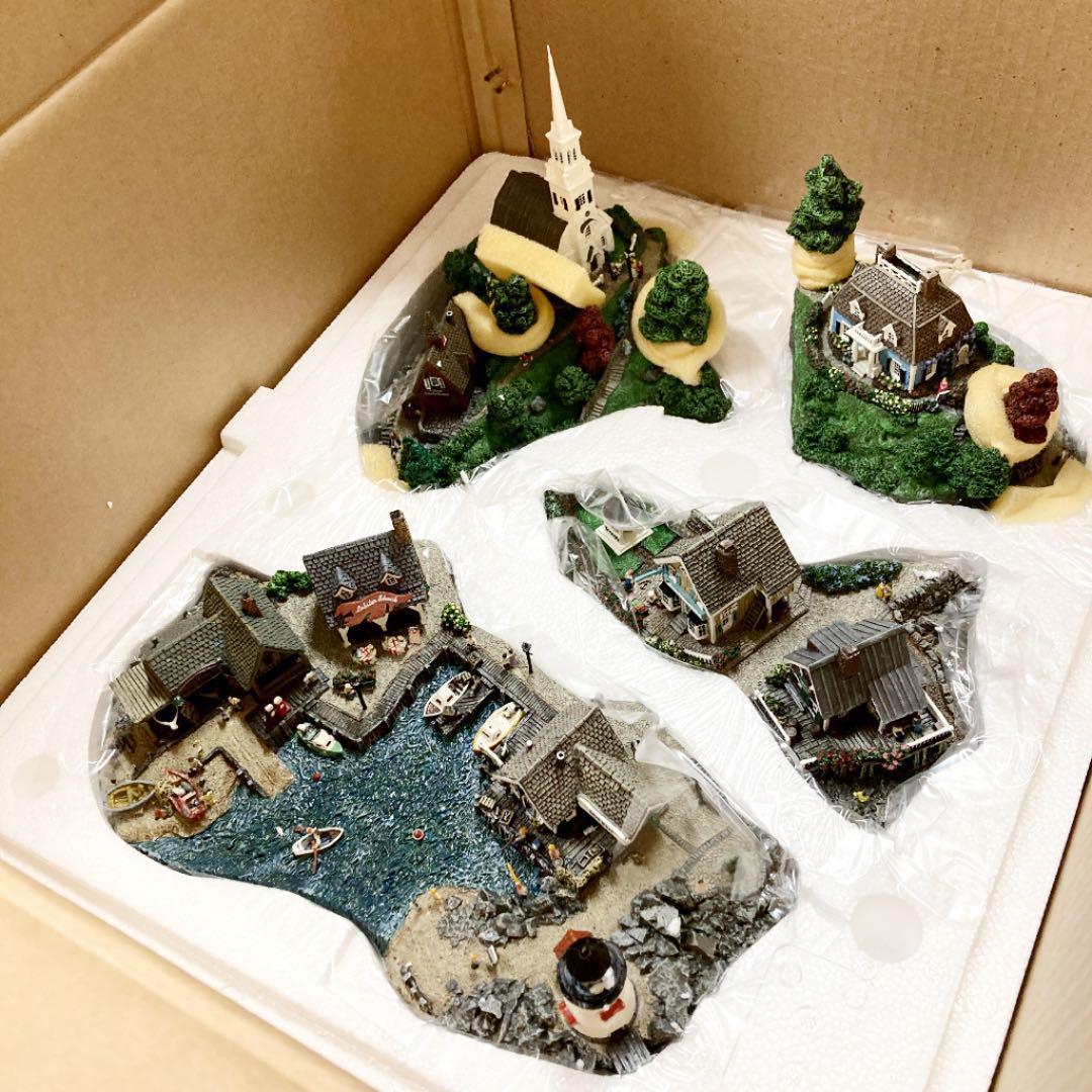 ダンバリーミント 海辺の街並み Fisherman's Cove ジオラマ 希少 新品 ダンバリーミント 海辺の街の風景 Fisherman's Cove ダン