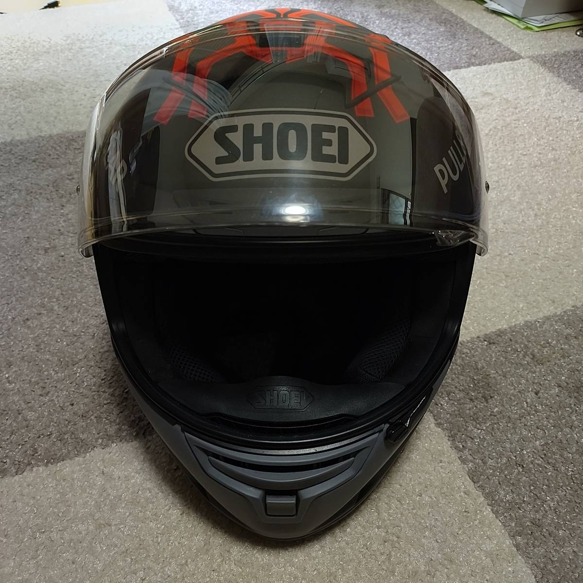 SHOEI ヘルメット X-Fourteen ビーコムの配線やマウントはついてます