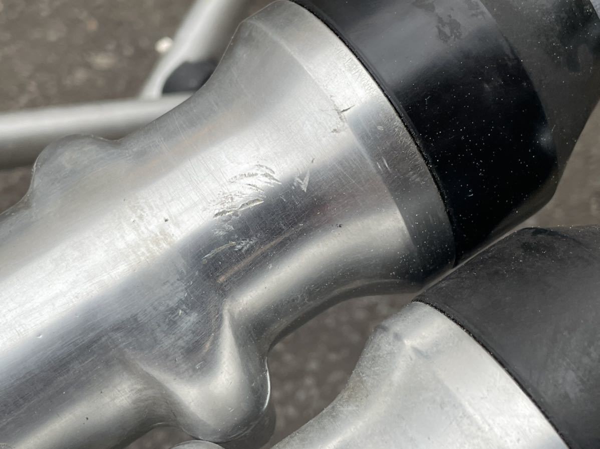 ★彡 マッハ ７５０ＳＳ・５００ＳＳ（Ｈ１Ｂ～Ｈ１Ｆ）用フロントフォーク純正中古 OH用 500SS H1 アウトスタンディングモーターサイクル｜マッハ 国内新規 フルノーマル｜SOLD H1B）フレアリングパイプの押し付けが