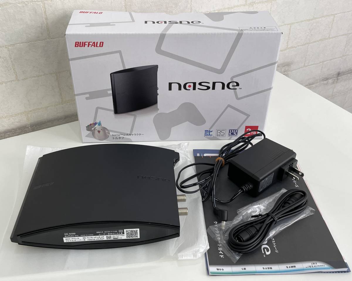 ⁄ バッファロー | HDDレコーダー 2TB チューナー NS-N100 ナスネ⁄nasne 