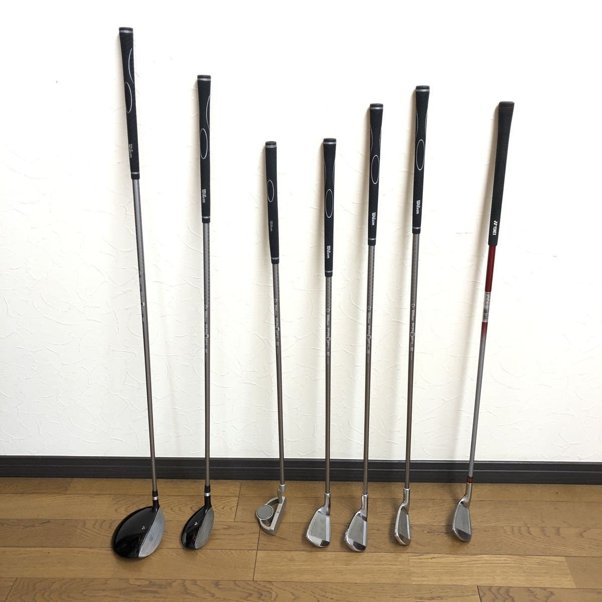 □Wilson PROFILE ウィルソン 子供用 ジュニア ゴルフクラブ 7本セット 