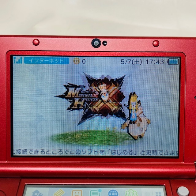 ☆1円～超美品 完品 限定 Nintendo New 3DSLL モンスターハンター  