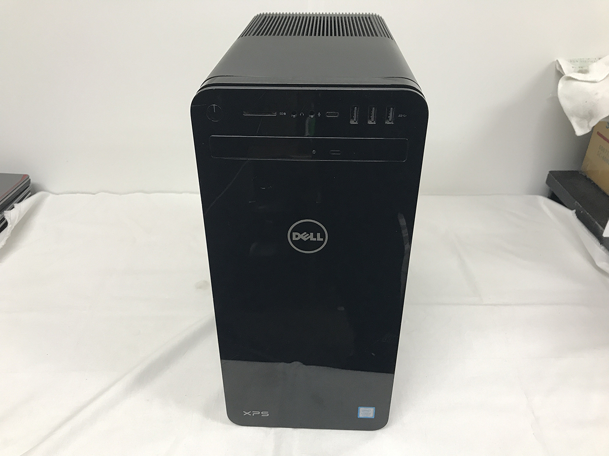 中古□Dell XPS 8930[i7-8700/16G/SSD:256G/GTX 1050Ti/DVDRW/Win10 