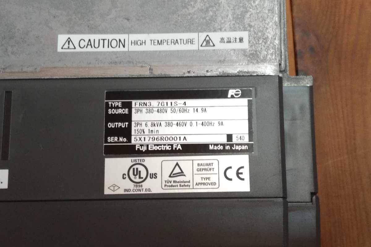 400V 3.7kW 富士電機 汎用インバータ FRENIC 5000G11 IGBTの部品取りに 