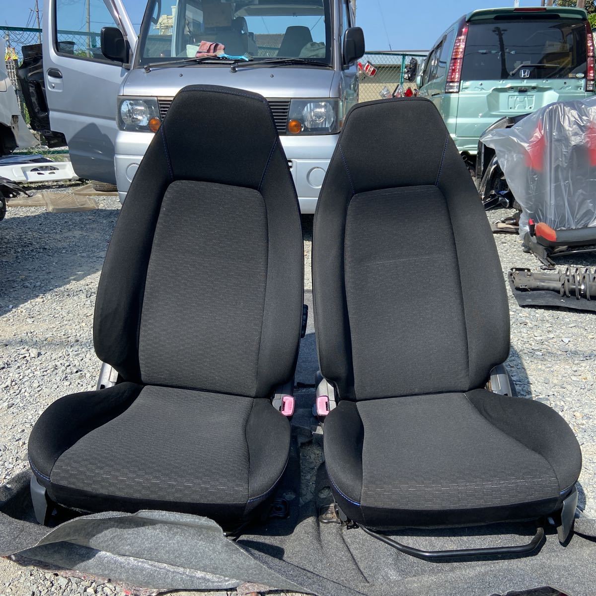 スズキ アルトラパン SS HE21S 前期 純正 セミバケット シート