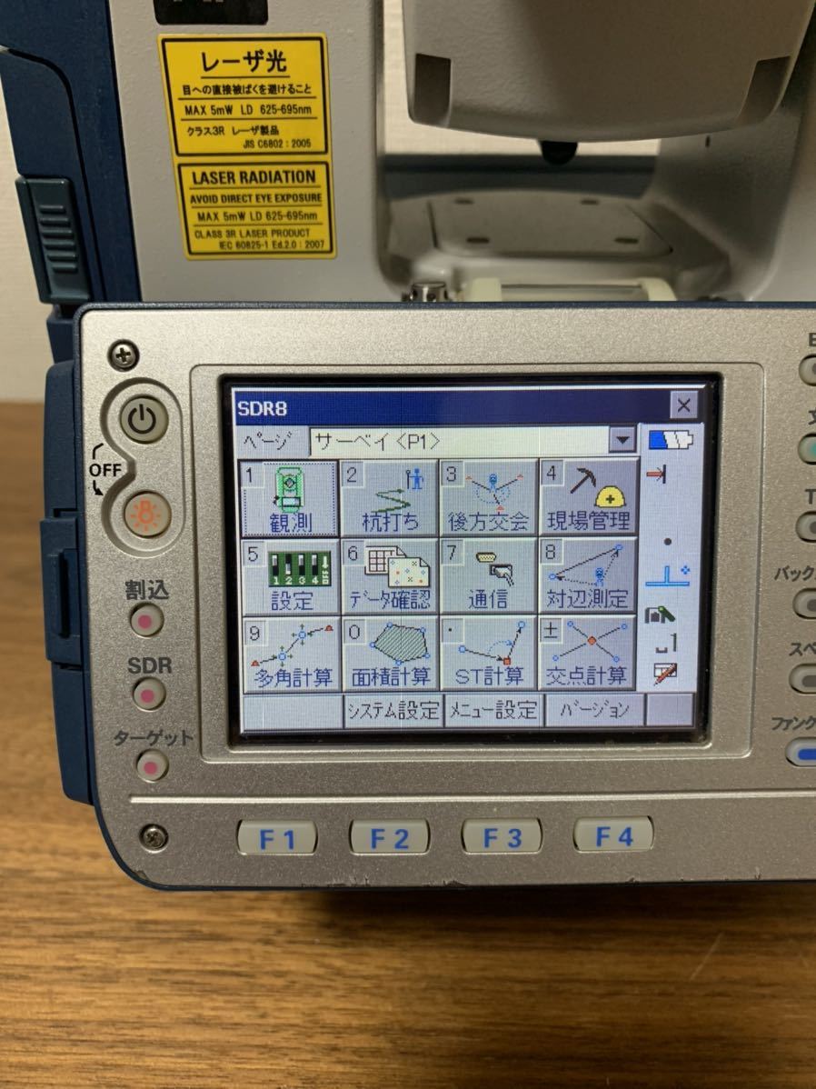 ジャンク品 ソキア 【SRX3】 トータルステーション 測量機器 中古品 OS