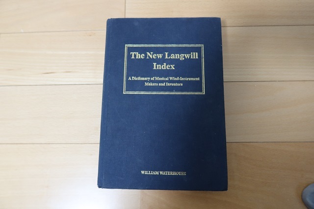 The New Langwill index（英文）