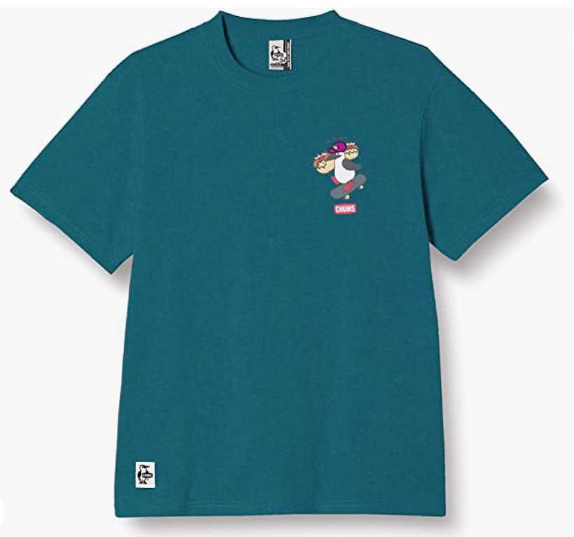 CHUMS Delivery T-Shirt | Kid's （キッズチャムスデリバリーTシャツ チャムスデリバリーTシャツ [チャムス] 通販 Tシャツ・カットソー Lサイズ チャムス 半袖Tシャツ&frasl;メンズXXL メンズ ブラック T-Shirt|CHUMS(チャムス)|アウトドアファッション公式通販