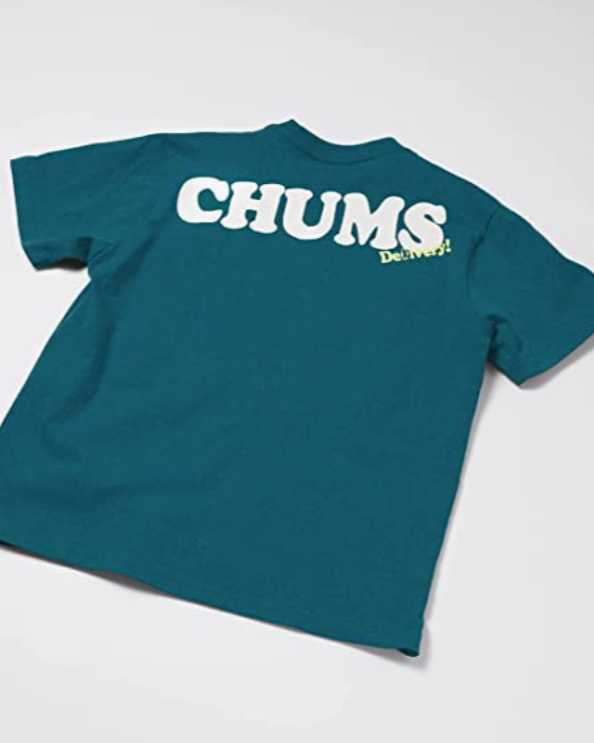 CHUMS Delivery T-Shirt | Kid's （キッズチャムスデリバリーTシャツ チャムスデリバリーTシャツ [チャムス] 通販 Tシャツ・カットソー Lサイズ チャムス 半袖Tシャツ&frasl;メンズXXL メンズ ブラック T-Shirt|CHUMS(チャムス)|アウトドアファッション公式通販