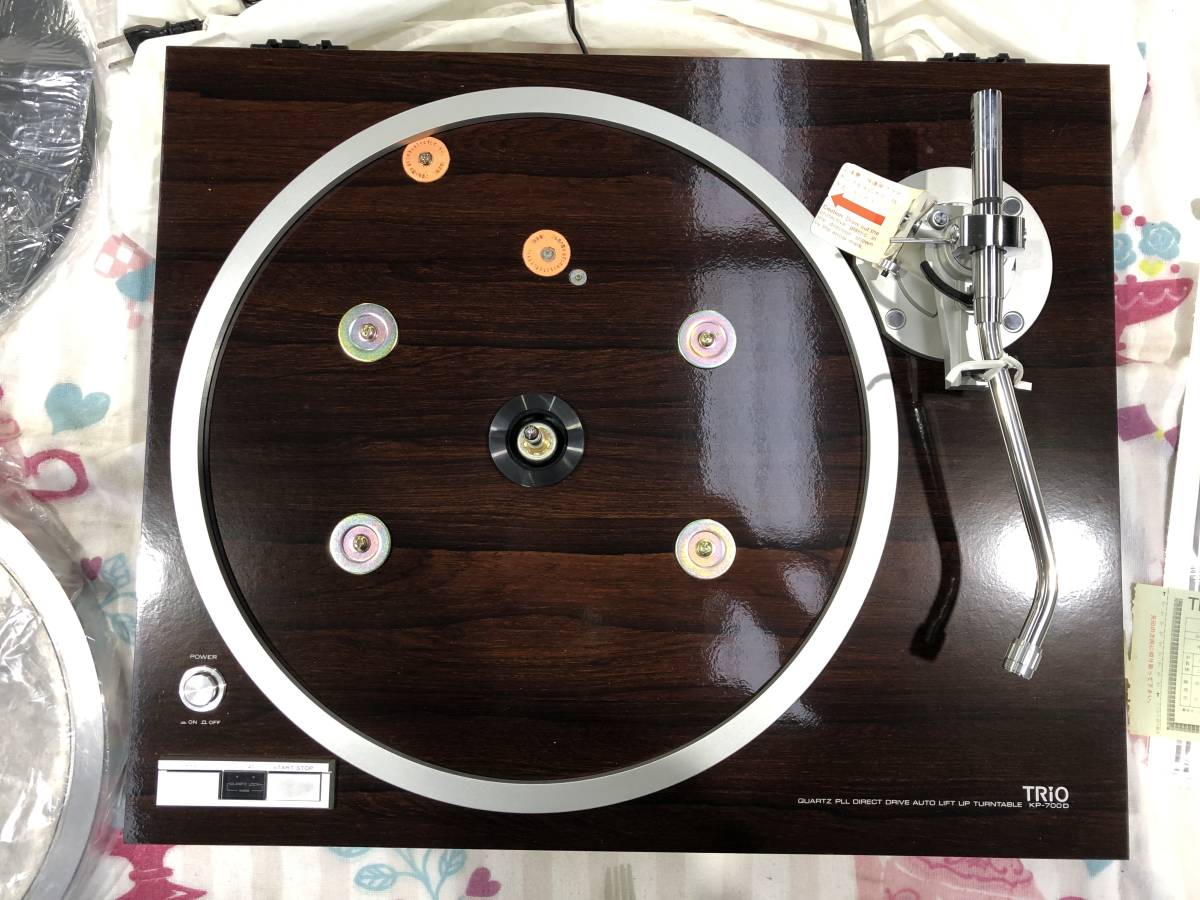 新品 TRIO KP-700D レコードプレーヤー 箱 説明書付 動作確認済み