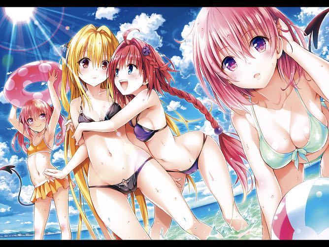 ToLOVEる アートパネル G ナナ・ヤミ・メア・モモ 15周年記念原画展(To