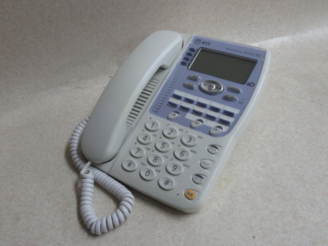 △ZM2 10671※ 保証有 NTT AX-BTEL(1)(W) 標準電話機 ・祝10000！取引