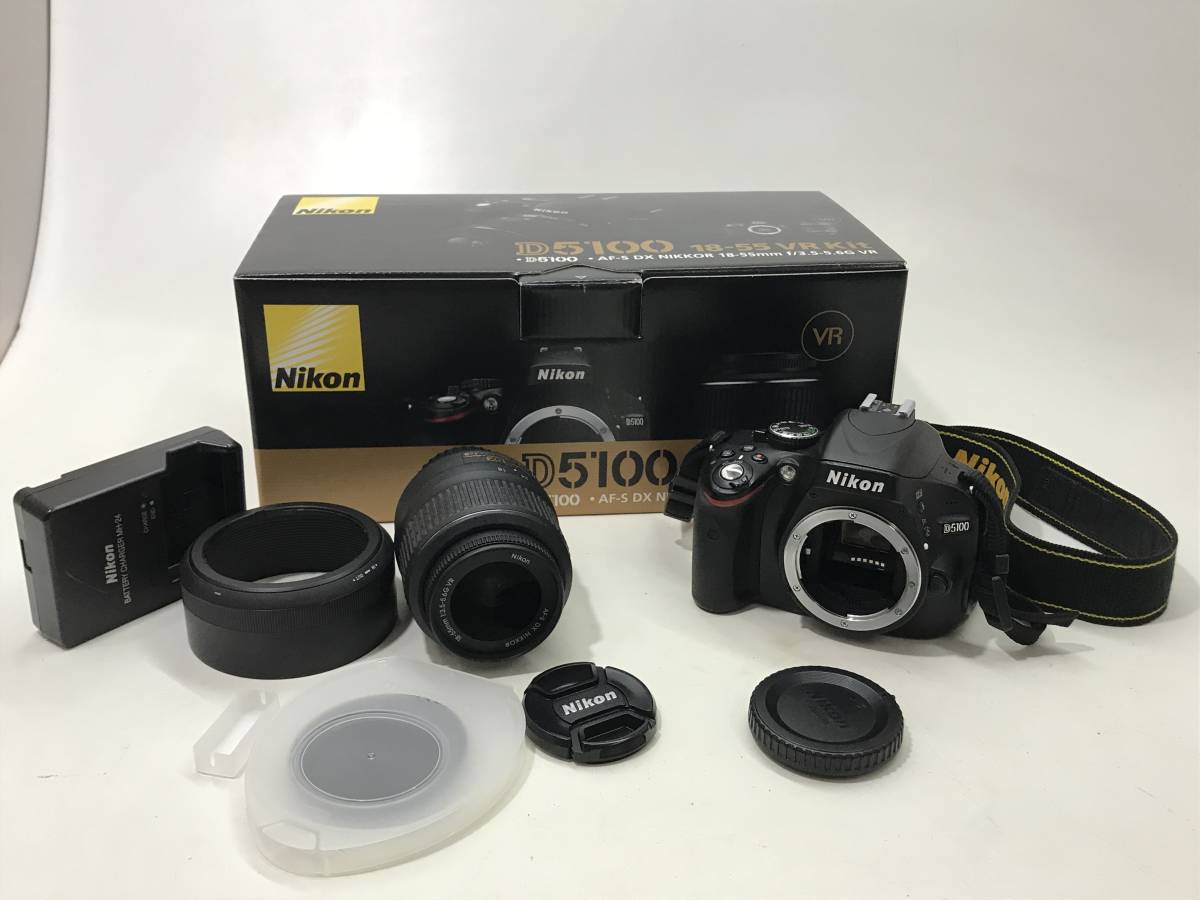 Nikon D5100 レンズセット AF-S DX 18-55 VR 自撮り可 Nikon D5100 DSLR