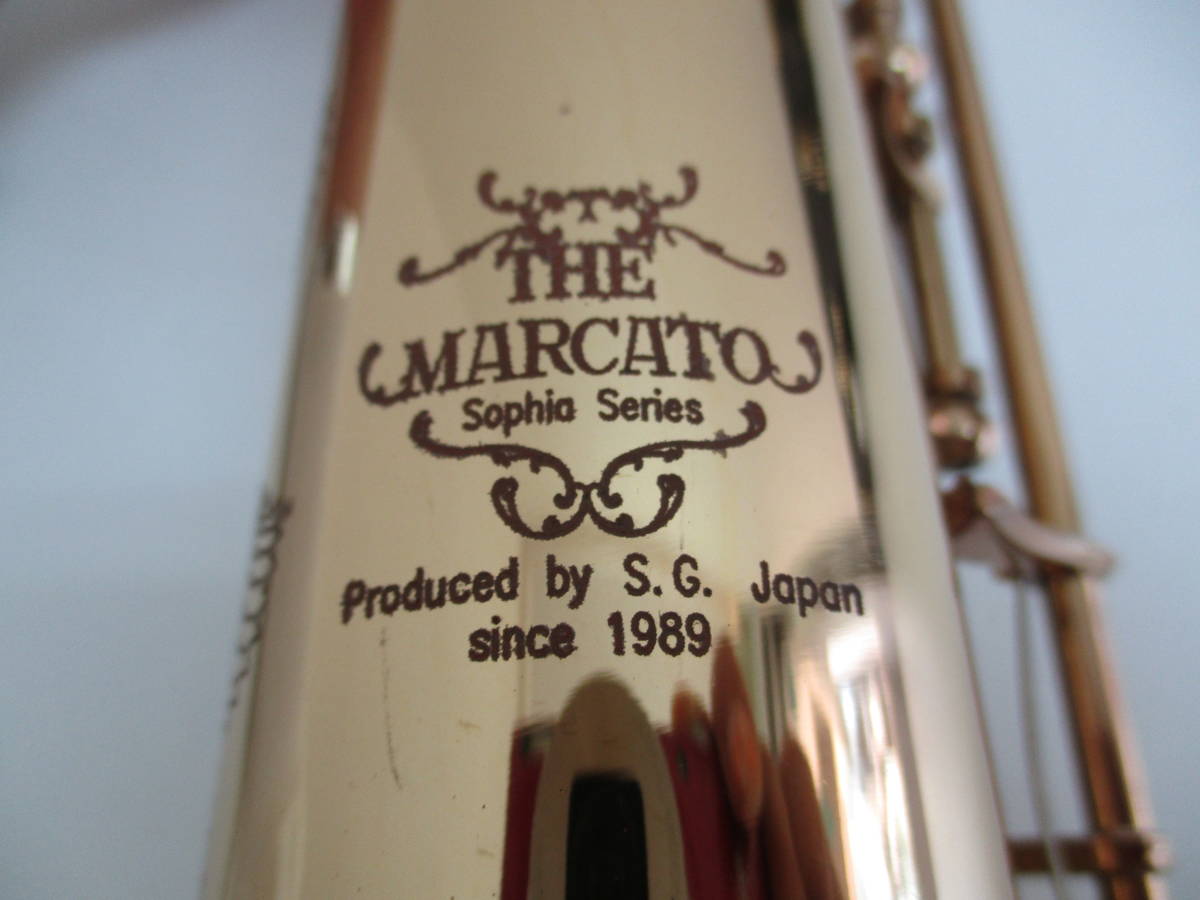 中古品 THE MARCATO マルカート Sophia series ソプラノサックス 