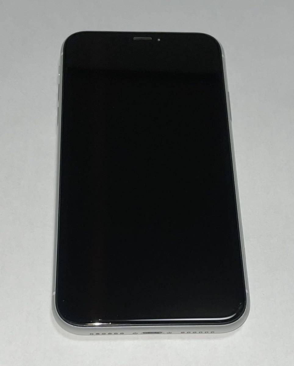 動作品〇判定SIMフリー iPhone XR 64GB ホワイト SIMフリー iPhone