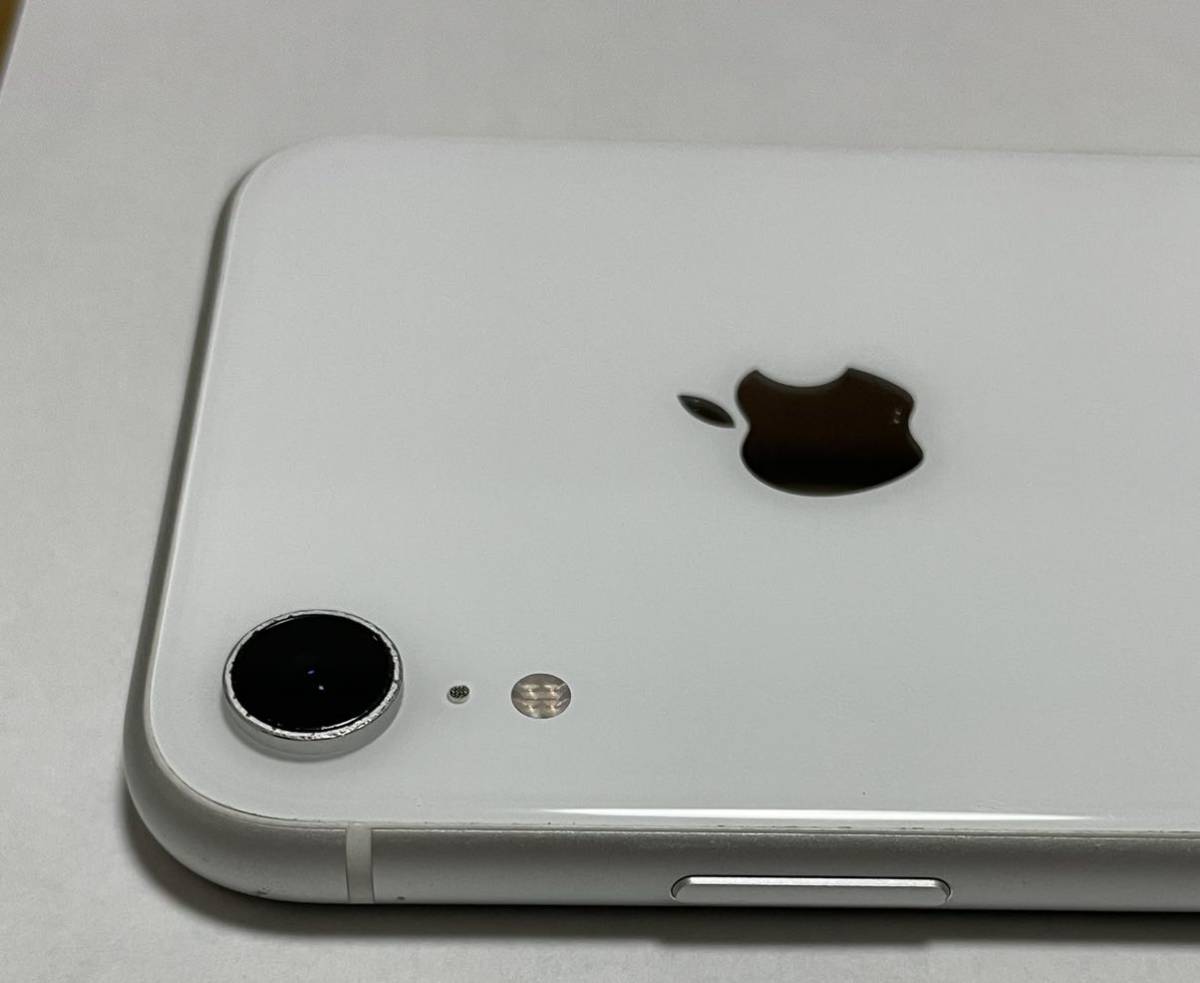 動作品〇判定SIMフリー iPhone XR 64GB ホワイト SIMフリー iPhone