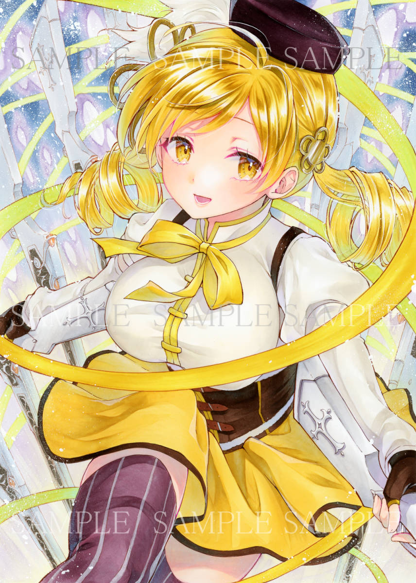 ☆同人 手描き イラスト 【 魔法少女まどか☆マギカ 】 巴 マミ ☆ A5