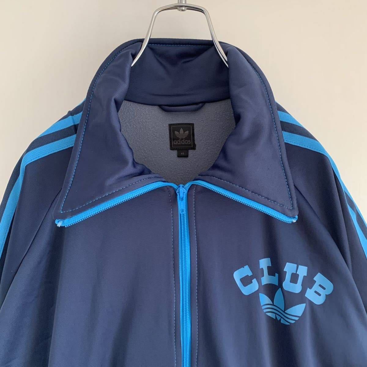  CLUB アディダス　クラブ　00s トラックジャケット 希少】CLUB adidasクラブ アディダス ジャージ トラックジャケット