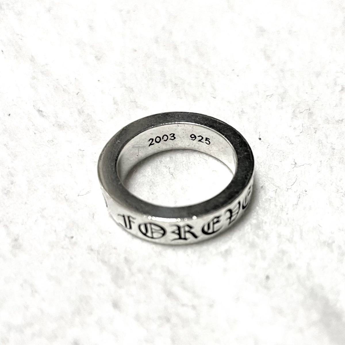 1円スタート！ CHROME HEARTS クロムハーツ スペーサーリング FOREVER 