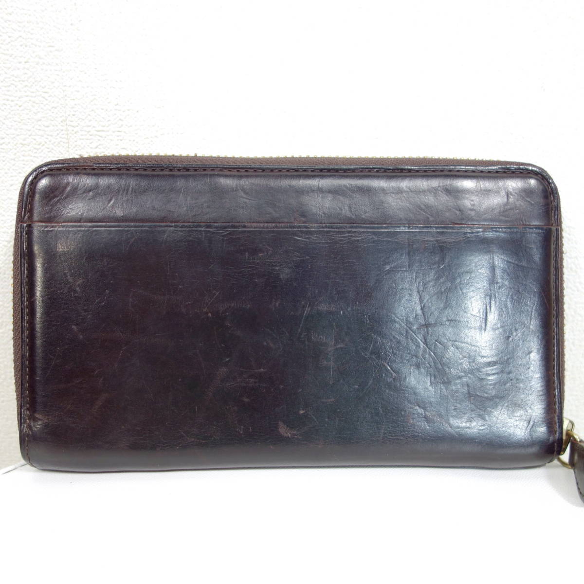 【良品】ガンゾ　GUD2 ジップウォレット　GANZO　黒紫 GANZO GUD2 ガンゾ 受注 渋カッコ良すぎ！手に吸い付くようなこの質感！一度味わったら 大丸東京店公式