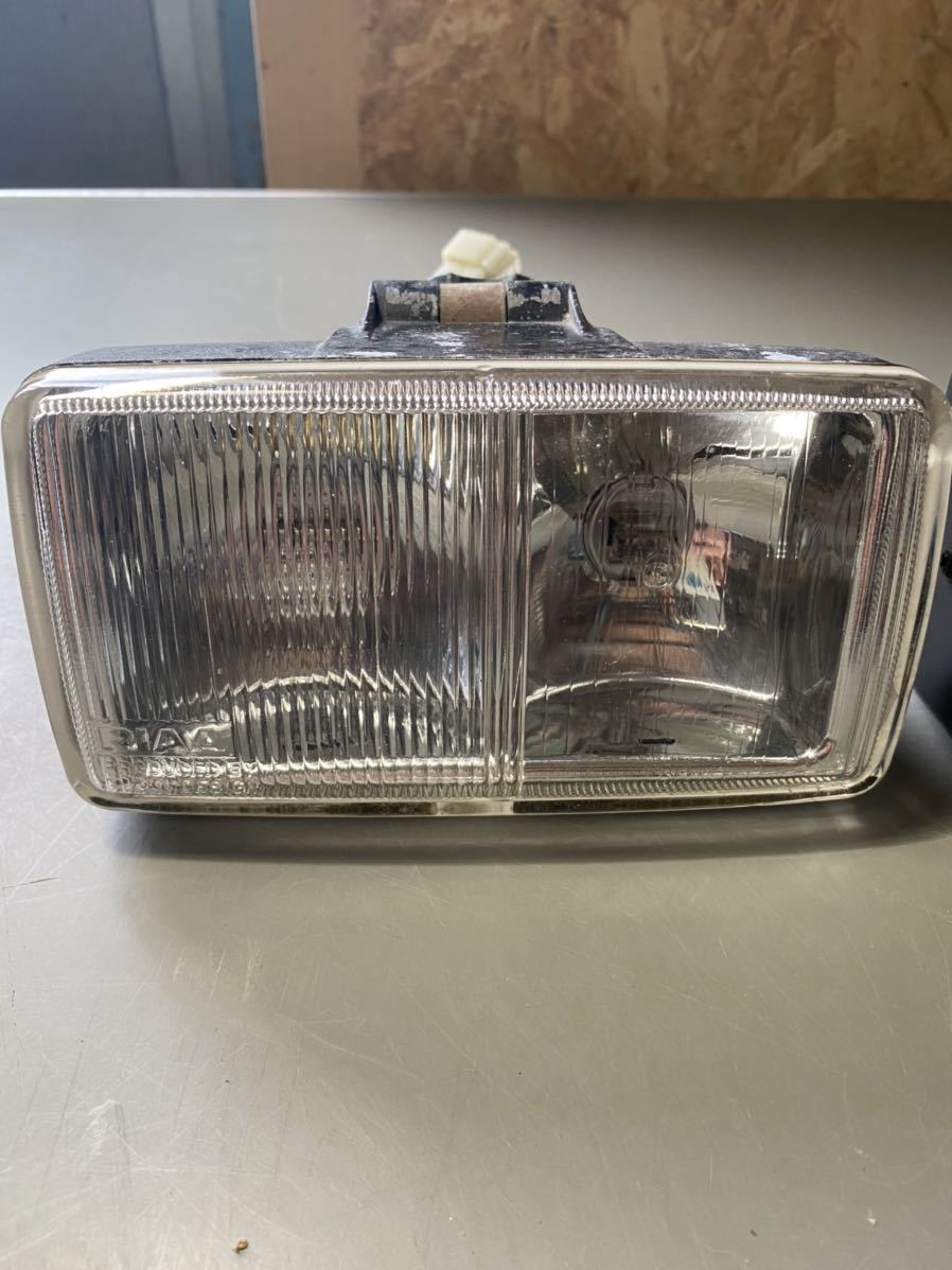 PIAA 角型 フォグランプ 当時物 旧車 PF614 現状品 0 PF613 PF613+PF614