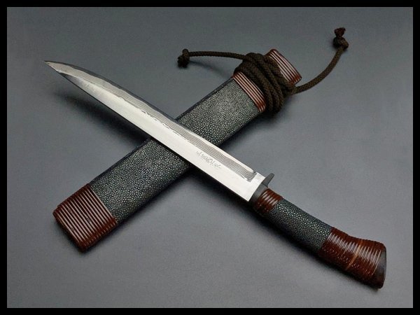  白蓮 鉈/なた 在銘 佐治武士作 剣鉈 鞘付 大工道具 05n510(大工道具一般)｜売買されたオークション情報、yahooの商品情報をアーカイブ公開 - オークファン 大工道具一般