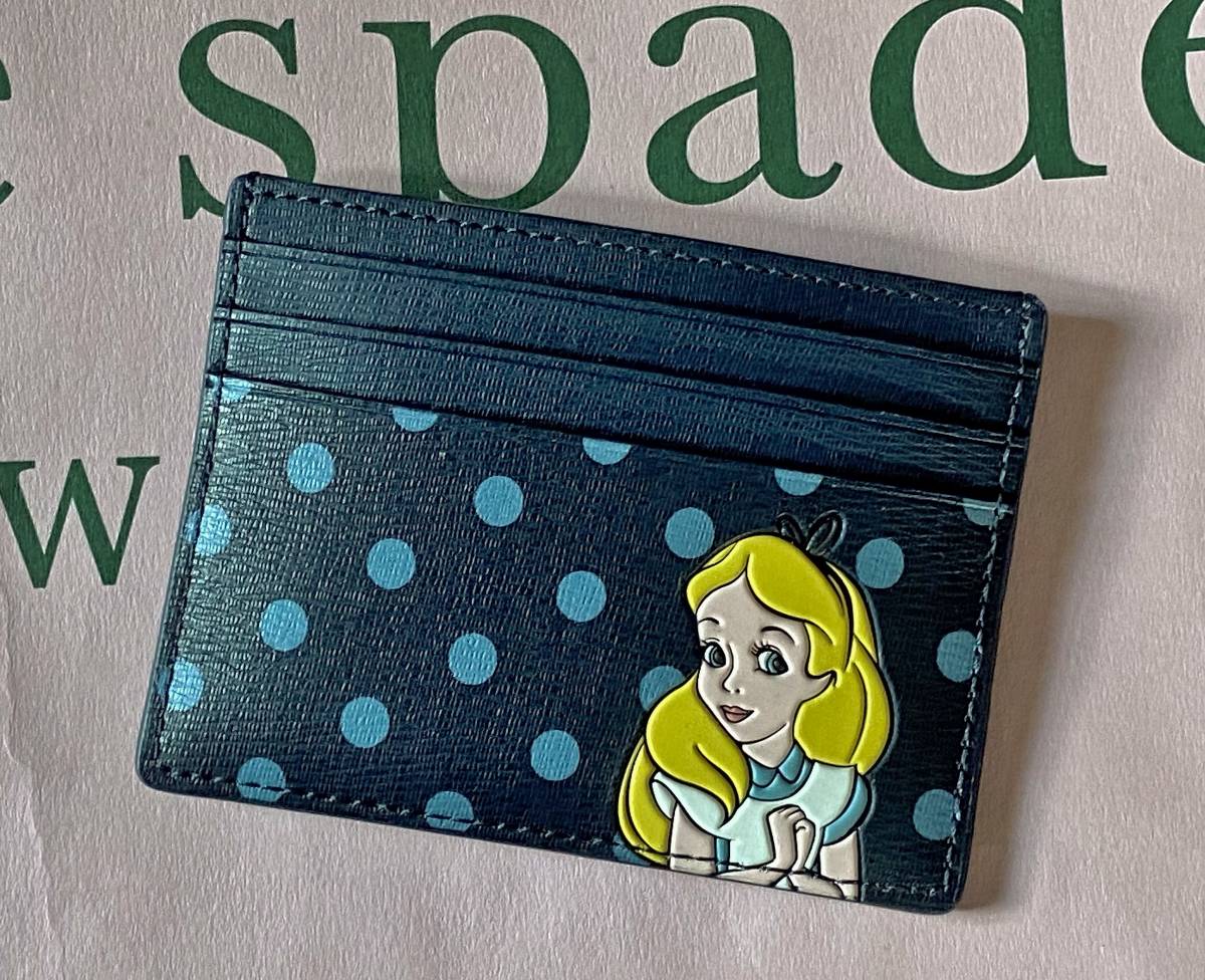 新作 ケイトスペード kate spade New York カードケース 不思議の国の 