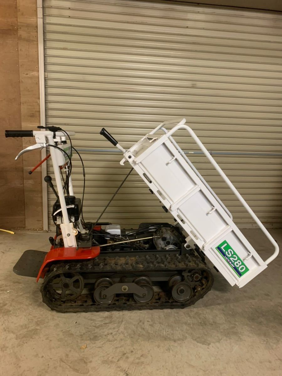 オーレック クローラー運搬車 手動ダンプ