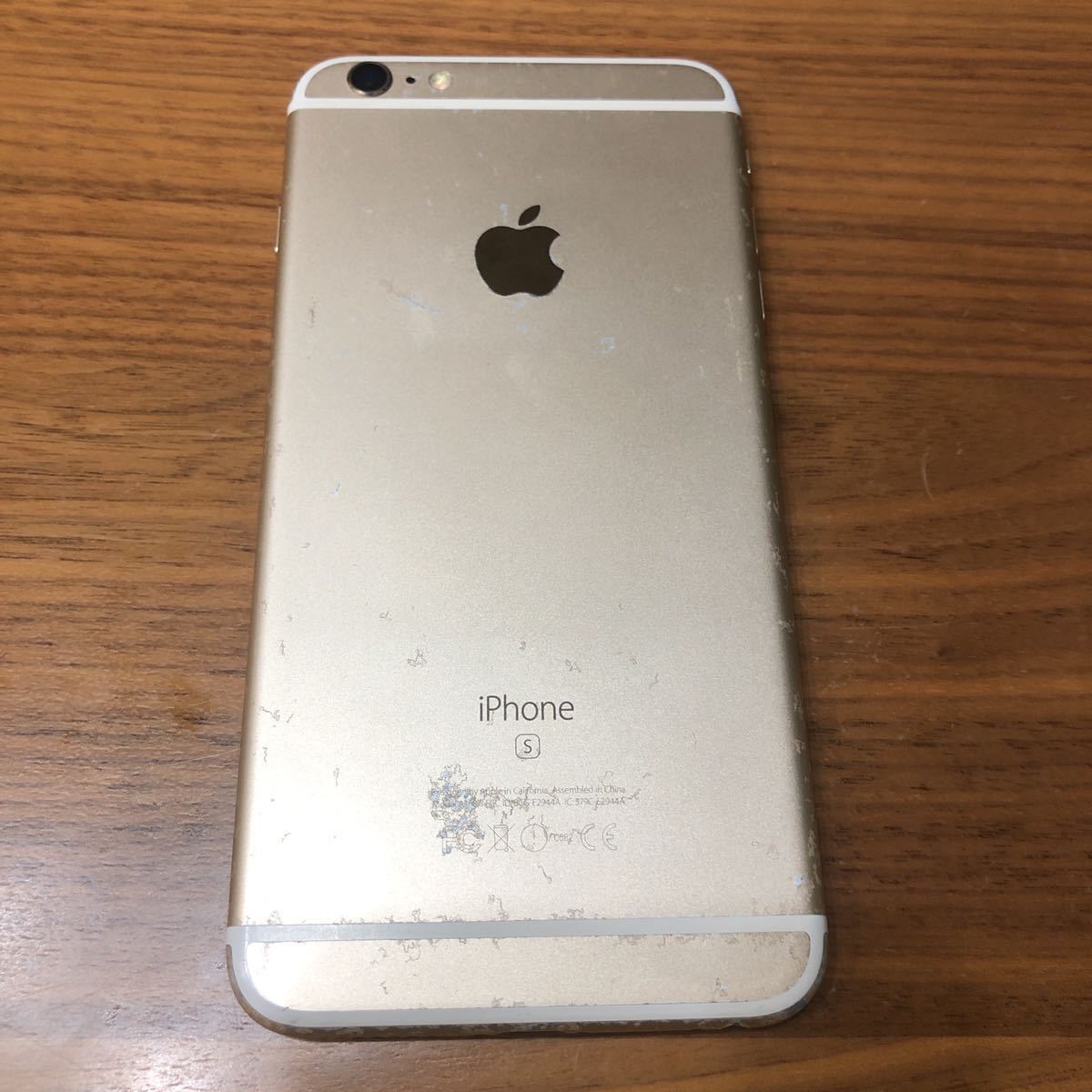 iPhone6s Plus SIMフリー 64GB バッテリー容量100% ゴールド SIMロック