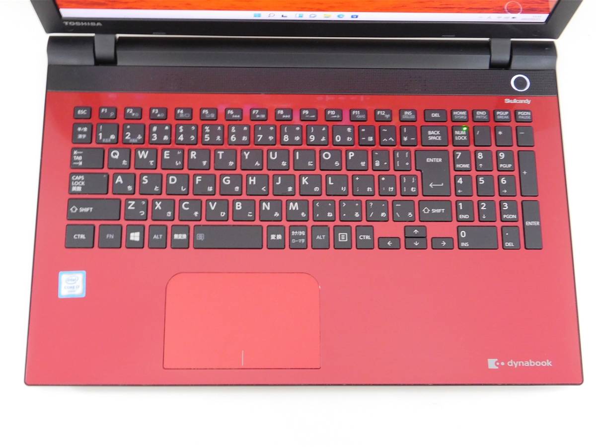 美品 爆速i7-6500U 新品SSD512GB メモリ8GB 上位モデル 東芝 dynabook