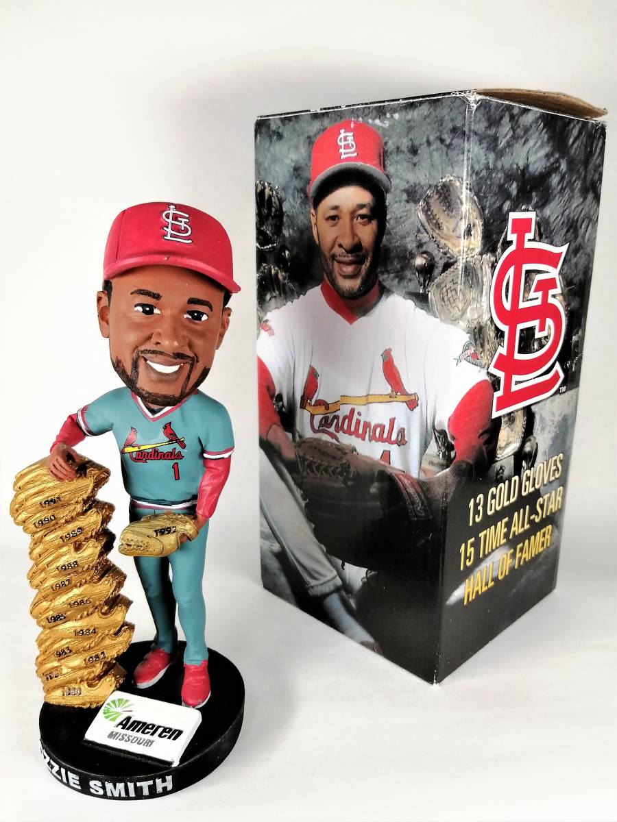 オジー スミス ゴールドグラブ賞 ボブルヘッド バブルへッド フィギュア 13 セントルイス カージナルス 非売品 球場配布 メジャーリーグ 売買されたオークション情報 Yahooの商品情報をアーカイブ公開 オークファン Aucfan Com