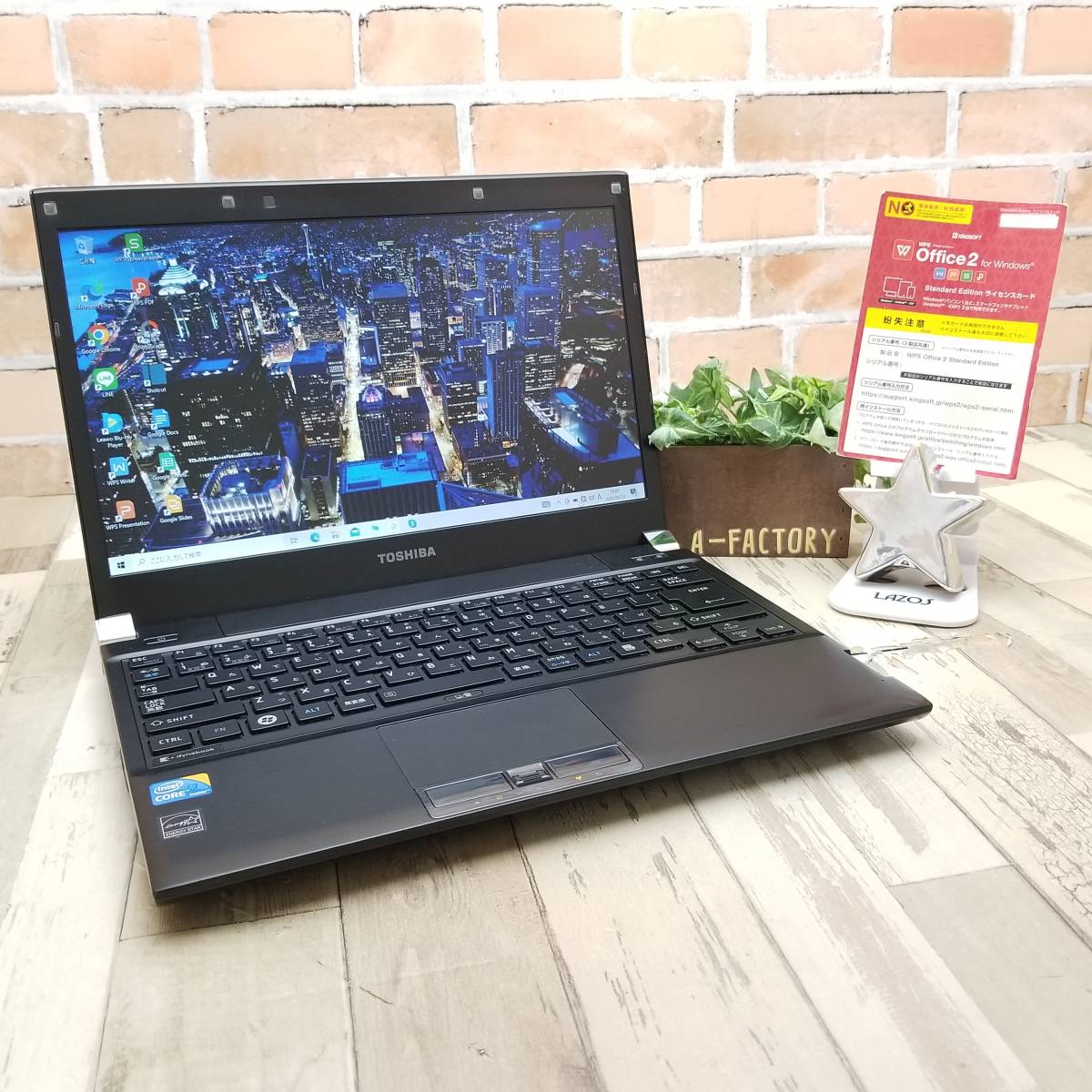☆美品☆HDD500GB/メモリ8GB/無線 Wi-Fi/Office/Win11/高性能Pentium B950