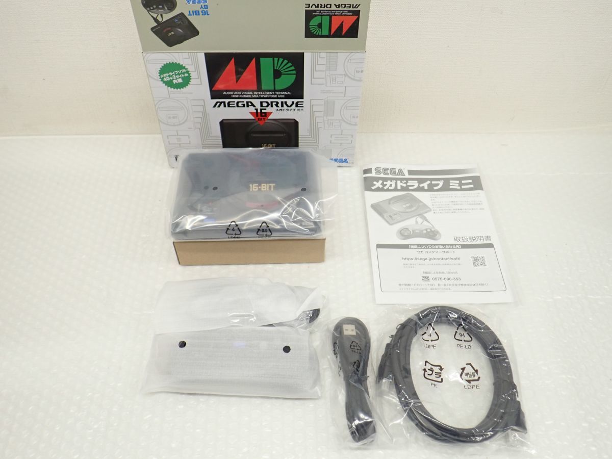 メガドライブミニ2 セガ 未使用級」SEGA 付属品完備（60タイトル内蔵