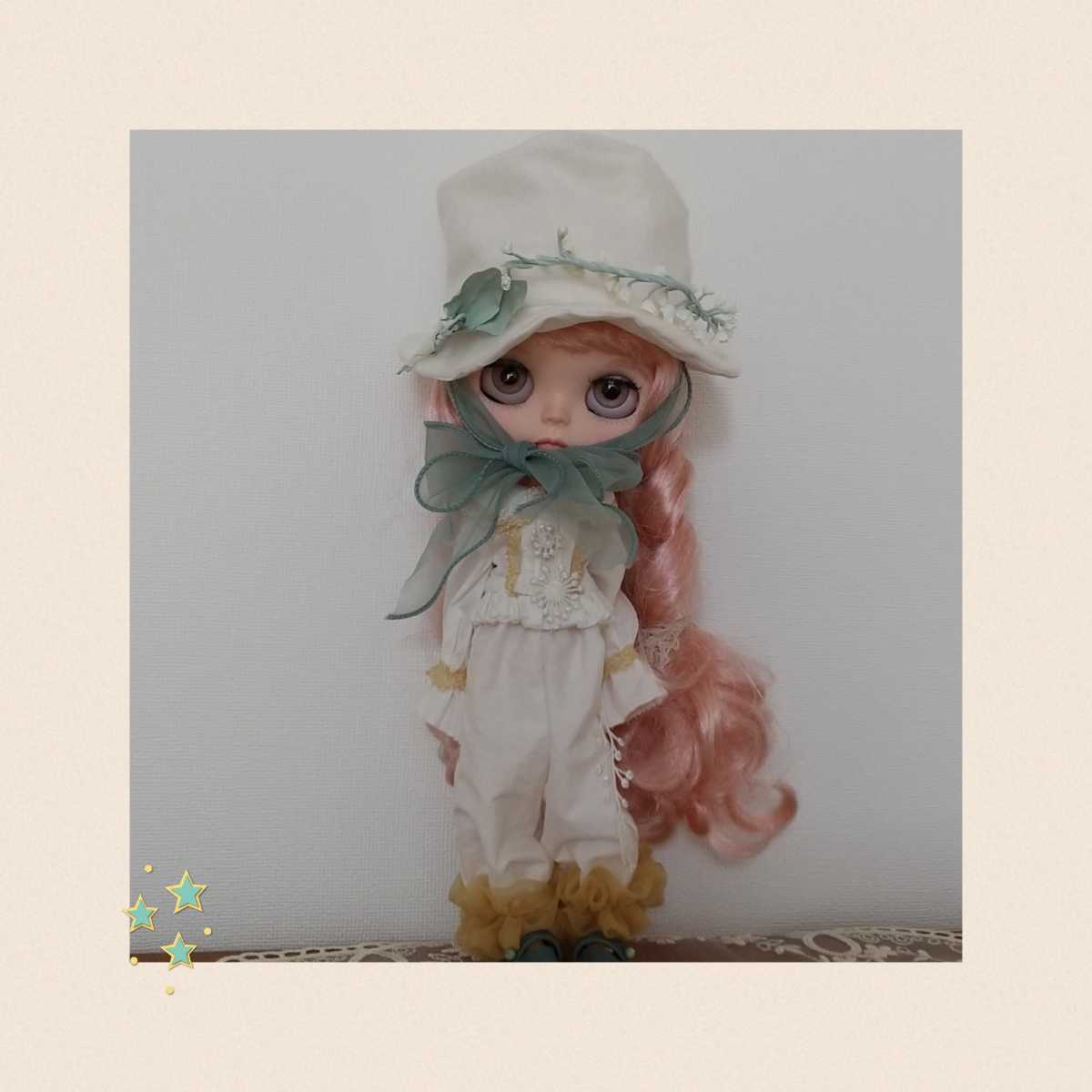 ＊Xeppet＊ブライスのお洋服と小物のセット＊すずらんのお帽子＊ – Junie Xeppet＊ブライスのお洋服と小物のセット＊Jardin 一点物❤️ブライスのお洋服❤️ 6点 お洋服・ヘアピンセット